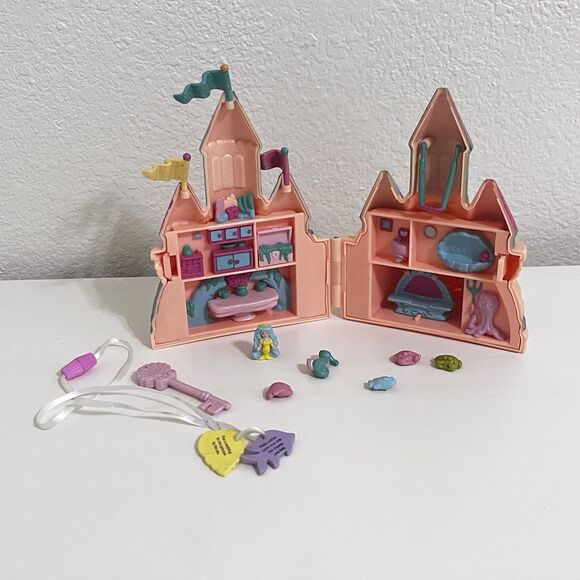 Vintage Trendmasters Starcastle Under The Sea Mermaid Playset Figures & Key 1994 - Picture 1 of 16